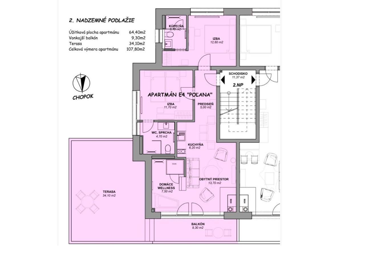 Apartmán Polana Demänovská Dolina Exterior foto